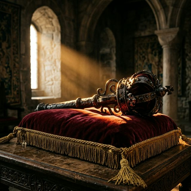 Monumental government building columns