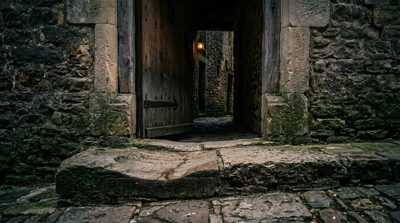 A threshold worn on one side only