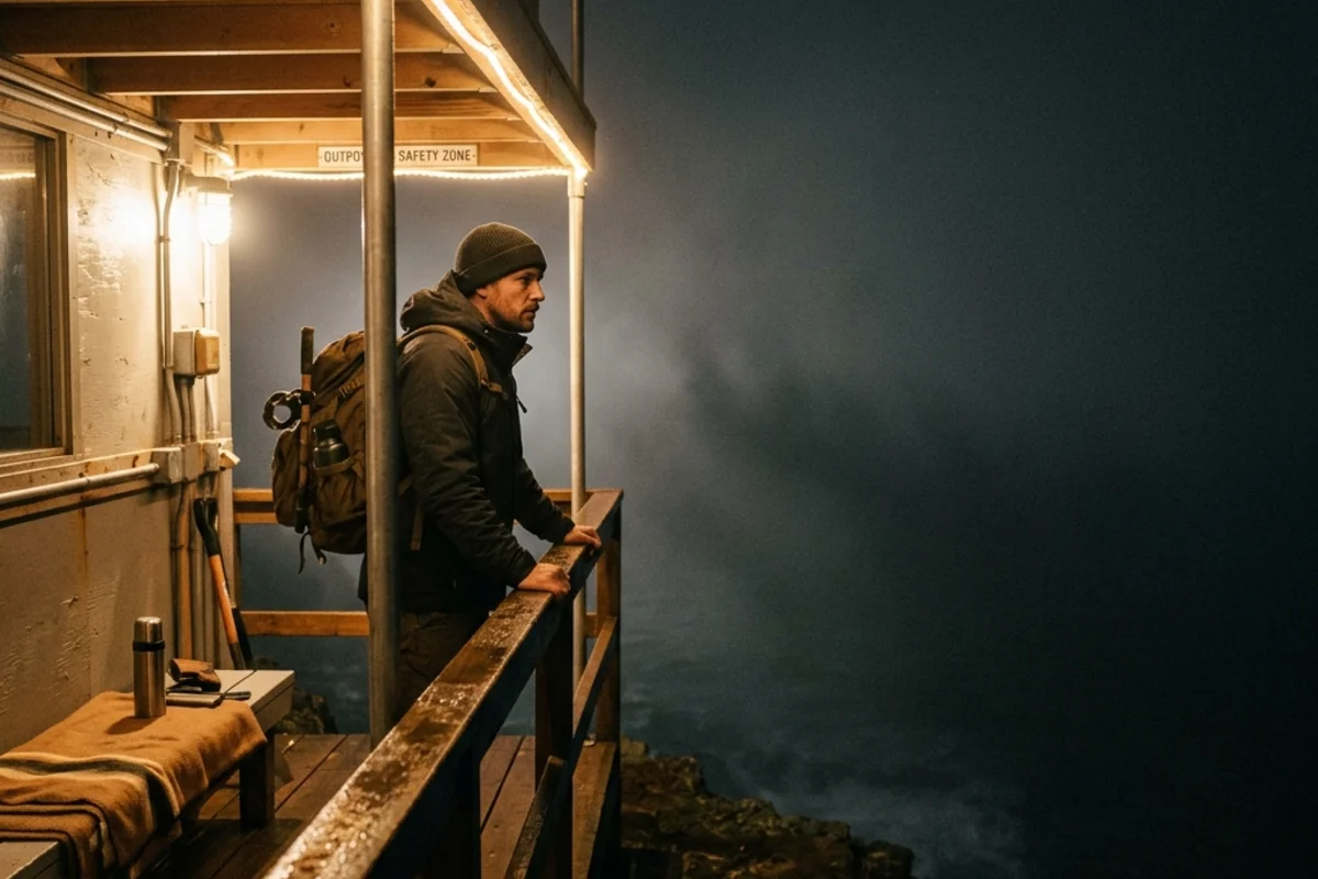 A bright dial of measurable values fading into dark fog beyond