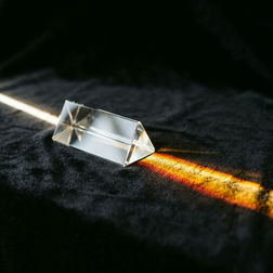 Light refracting through a prism