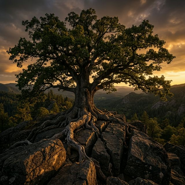 The exponential curve that separates outcomes